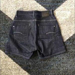 G Star High Rise Jean Shorts Size 25